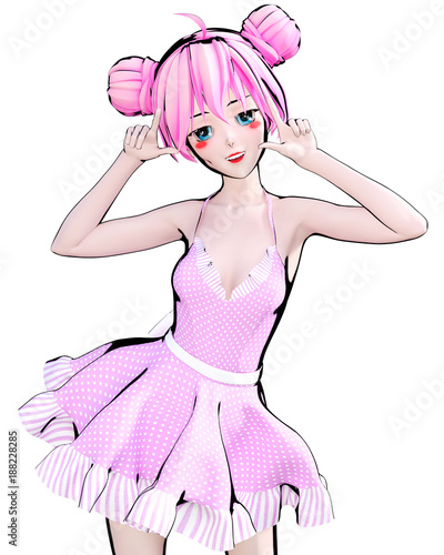 3d-sexy-anime-lalki-dziewczyna-duze-niebieskie-oczy-i-jasny-makijaz-rozowa-sukienka-kreskowka-komiksy-szkic-rysunek-ilustracja-manga-koncepcyjne-sztuki-mody-uwodzicielska-szczera-poza