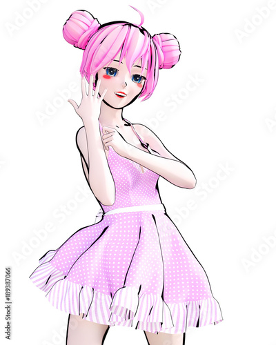 3d-sexy-anime-lalki-dziewczyna-duze-niebieskie-oczy-i-jasny-makijaz-rozowa-sukienka-kreskowka-komiksy-szkic-rysunek-ilustracja-manga-koncepcyjne-sztuki-mody-uwodzicielska-szczera-poza