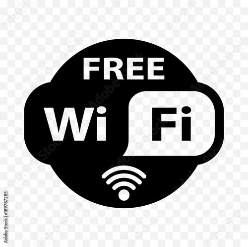 free wifi sticker, free wi-fi icon, free wi fi label sign