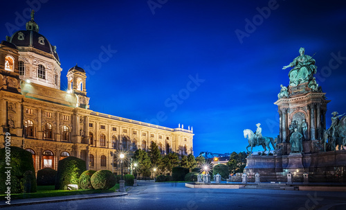 Maria Theresia Monument, in Vienna, Austria.