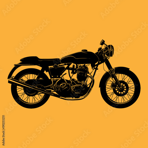 cafe-rennlaufer-motorrad-vektor