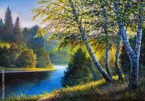 der-holzerne-fluss-am-sommertag