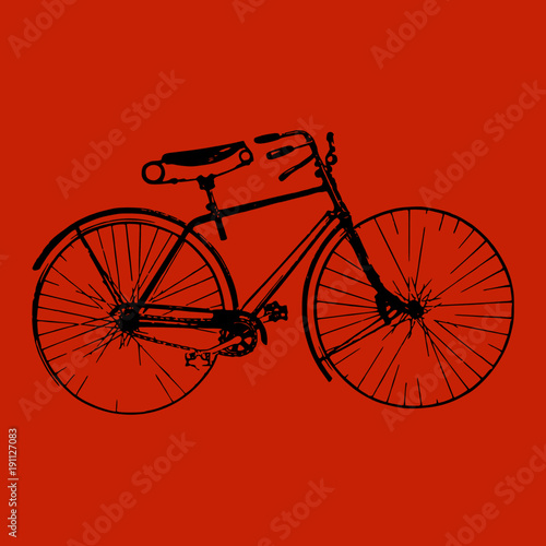 seltenes-vintage-fahrrad-modell