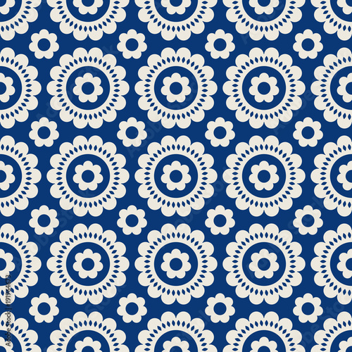 motif-retro-sans-couture-avec-des-fleurs