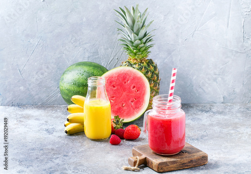 wassermelonen-ananas-smoothie