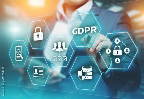 GDPR General Data Protection Regulation Business Internet Technology Concept © Sikov