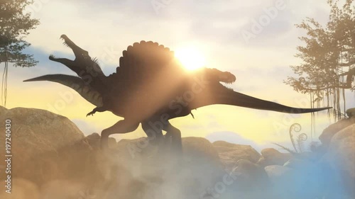 bitwa-miedzy-dwoma-prehistorycznymi-dinozaurami