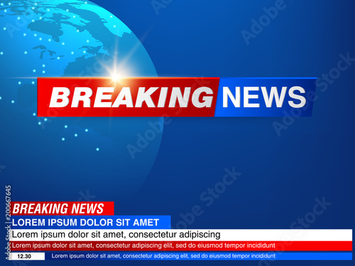 Breaking News Background Breaking News Background