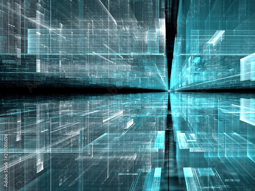 perspektivenhintergrund-abstraktes-digital-erzeugtes-bild