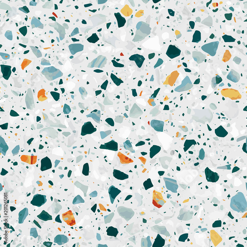Terrazzo Flooring Vector Seamless Pattern Classic Italian Type Of Floor In Venetian Style Terrazzo Flooring Vector Seamless Pattern Classic Italian Type Of Floor In Venetian Style