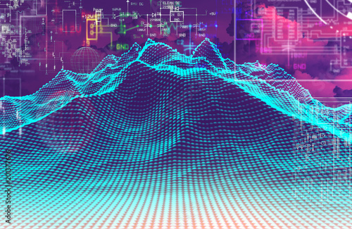streszczenie-technologii-i-nauki-w-tle-projekt