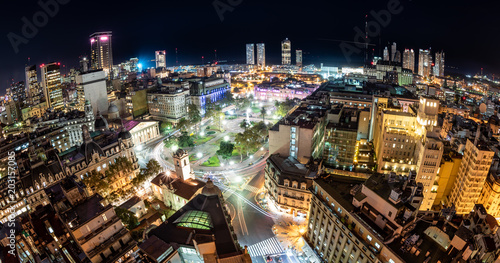 City of Buenos Aires at night