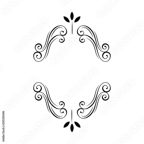 Oval Decorative Floral Frame Filigree Flourish Decoration Swirl Curl Ornate Page Border Oval Decorative Floral Frame Filigree Flourish Decoration Swirl Curl Ornate Page Border