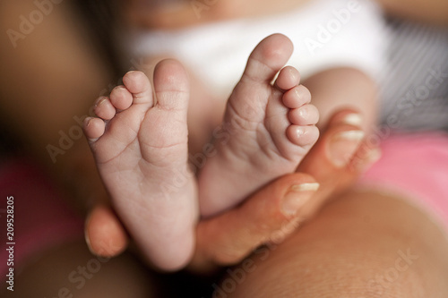 Close Up Detail Of Newborn Baby Boys Feet Close Up Detail Of Newborn Baby Boys Feet
