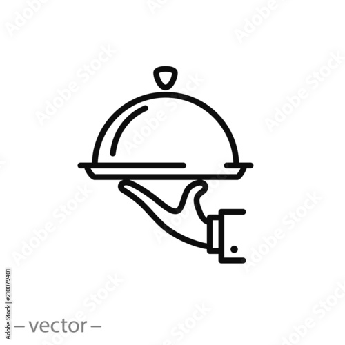 Catering service icon vector © Yurii
