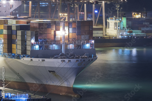Cargo port in Hong Kong