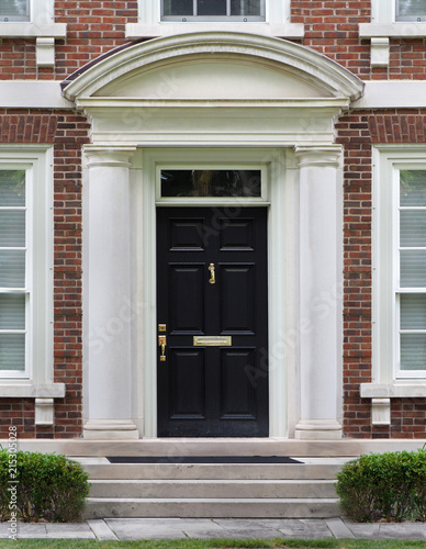 Elegant Front Door With Stone Frame Photos Ap Images Elegant Front Door With Stone Frame