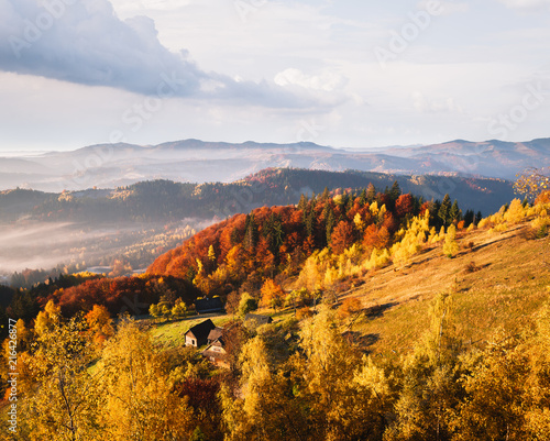 pejzaz-gor-w-stylu-rustykalnym