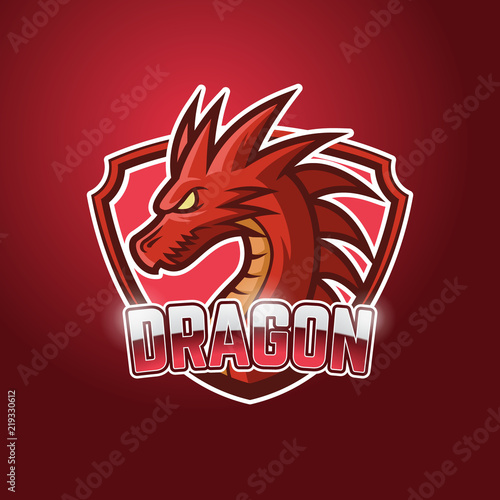 red dragon esports logo template buy photos ap images detailview