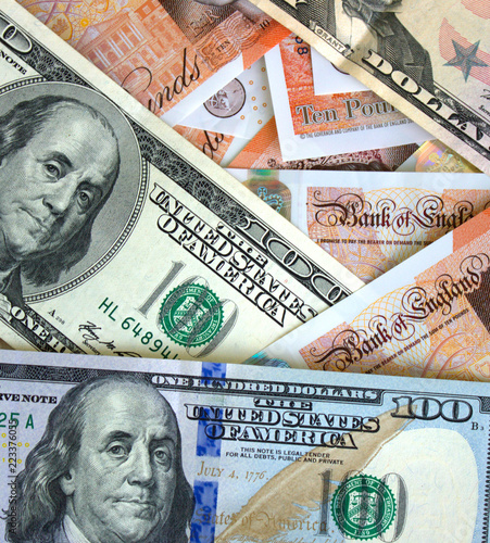 Background From Us Dollars And British Pounds Photos Ap Background From Us Dollars And British Pounds