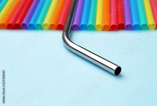 straw straws metal reusable plastic drinking background colourful full screen © cheekylorns