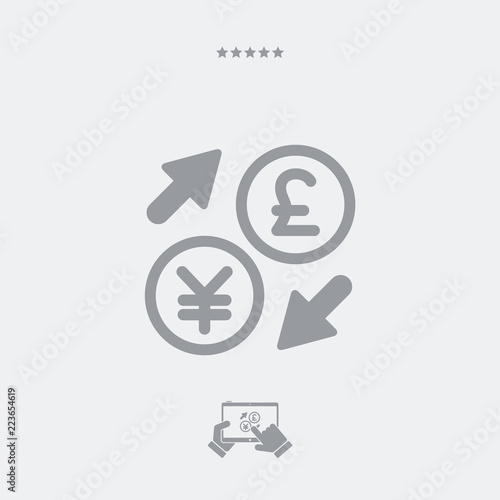 Yen Sterling Foreign Currency Exchange Icon Photos Ap Yen Sterling Foreign Currency Exchange Icon