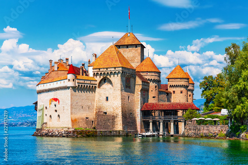 Chillon Castle near Montreux, Switzerland