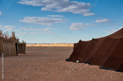 Berber tent in Sahara Desert, Merzouga, Africa © rastaman777