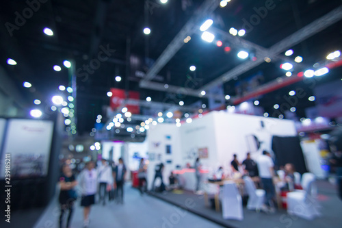 Abstract blur Expo,Large room for the event.Exhibition