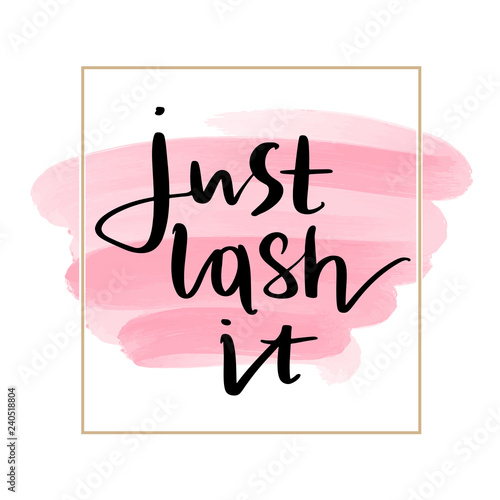 Vector hand drawn lettering phrase. Modern brush calligraphy.