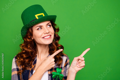 Close up photo of she her lady beautiful brunette fingers show l