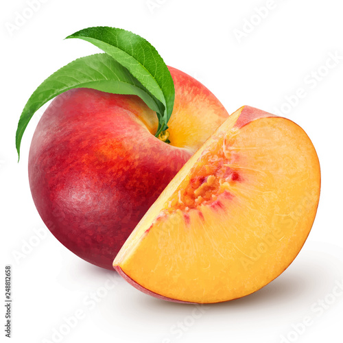 Peach vector illustration © atoss
