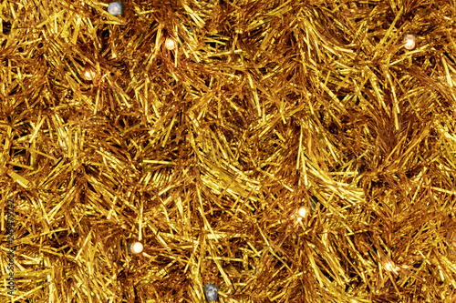 Christmas golden garland design © Виктория Котлярчук