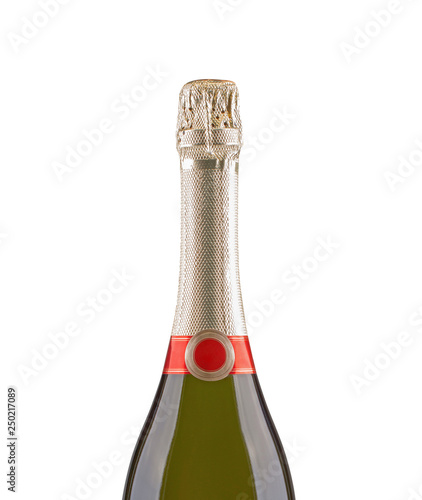 top of champagne bottle