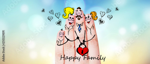 Finger Familie Konzept © Thaut Images