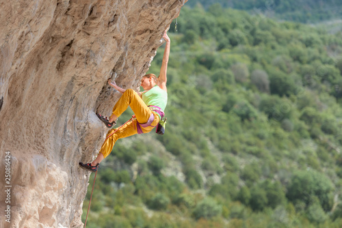 female climber