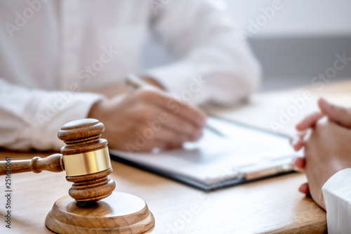 justice consultant working in courtroom / law firm.