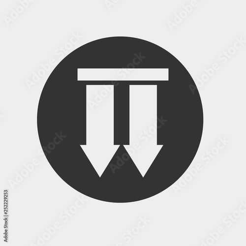 down arrows package icon