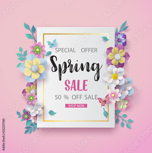 Spring sale background © kengmerry