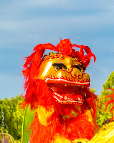 Lion Dance, Chinese New Year, Montevideo, Uruguay © danflcreativo
