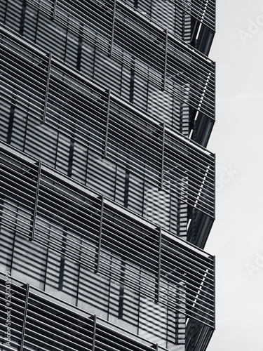 Steel pattern Architecture detail Facade design Modern building Exterior © VTT Studio
