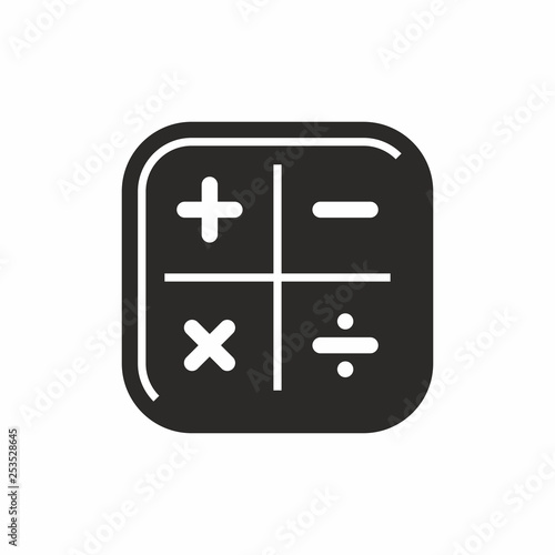 Calculator vector icon © Janis Abolins