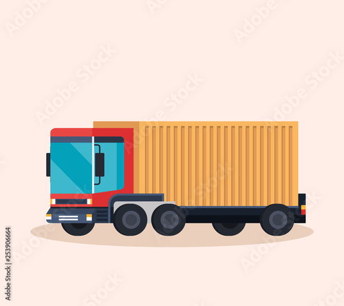 delivery service truck vehicle