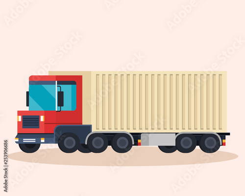 delivery service truck vehicle