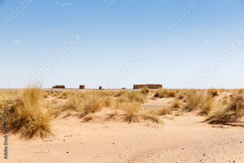 Berber house in the Sahara desert Morocco © Mieszko9