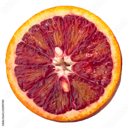 Blood orange c. x sinensis ring slice © maxsol7