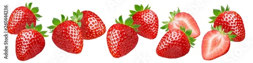 Strawberry set isolated on white background © kovaleva_ka