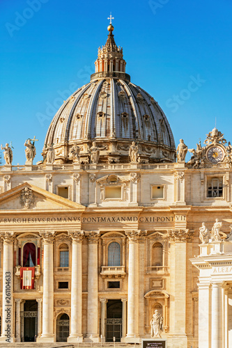 Saint Peter Basilica in Vatican Rome © pab_map