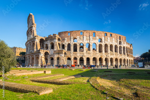 The Colosseum in Rome at sunny day, Italy © Patryk Kosmider