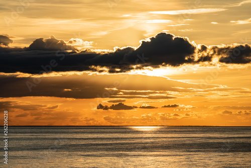 beautiful sunset on the sea © Maksim Shebeko